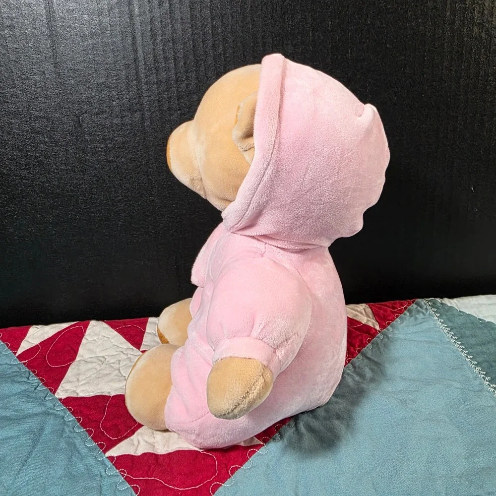 Ty PJ‎ Bear Pink Plush Kids 9